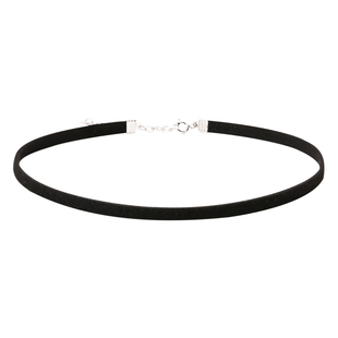 韩国choker项链 女锁骨链925纯银项圈简约脖子饰品短款颈链颈带潮