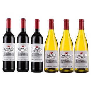 澳洲洛神山庄西拉赤霞珠探享家干红葡萄酒干白Rawson's 原瓶进口