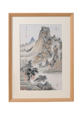 时格实木现代简约书法画框