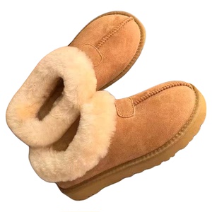 塔茨特雪地靴冬季一脚蹬懒人鞋