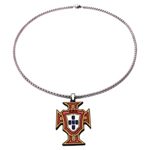 西班牙队英格兰法国阿根廷意大利葡萄牙巴西克罗地亚德国足球项链