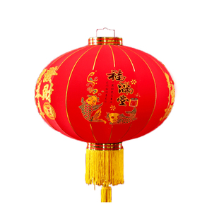 大红灯笼2026新款过年户外大门口植绒阳台挂饰新年春节装饰吊灯