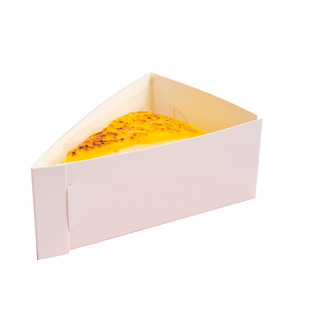 三角形慕斯底托切块戚风蛋糕打包盒八切网红榴莲芒果千层蛋糕盒子