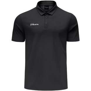 ATHLETA速干POLO夏季速干足球教练服健身运动翻领短袖T恤商务