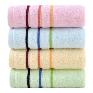 洁丽雅毛巾成人纯棉男女洗澡洗脸巾家用吸水不掉毛全棉擦澡巾面巾