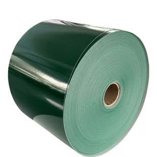 PVC输送带传送带耐磨防滑工业环形提升机皮带扣挡裙边流水线定制