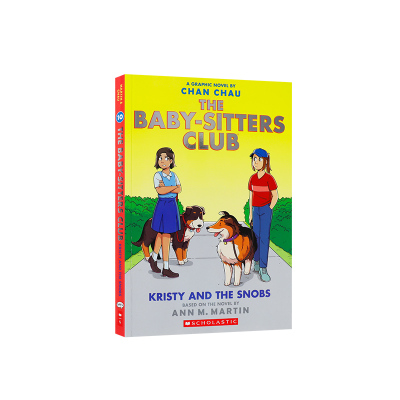 英文原版Baby-sitters Club保姆俱乐部10：克里斯蒂和势利鬼Kristy and the Snobs: A Graphic Novel 儿童趣味阅读章节漫画书