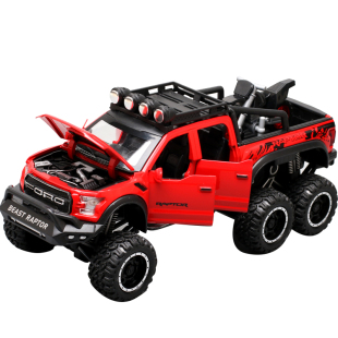 福特猛禽F150模型皮卡车仿真合金越野车模改装汽车儿童玩具车男孩