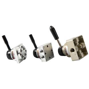 三位四通手转阀HV-02 手动换向阀HV-03 HV-04 K34R6-8L K34R6-8D