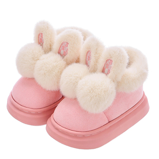 2025新款儿童棉靴雪地冬季加厚加绒中大童宝宝棉鞋亲子保暖鞋