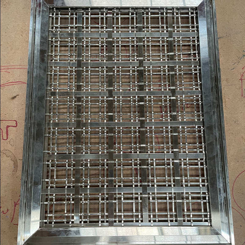 不锈钢金属装饰网孔板编织筛网隔断网方格菱形网拉伸绳网不锈钢网