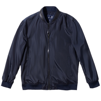 爸爸外套中老年宽松棒球领