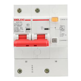 德力西空开漏电保护器开关380v三相4p大功率125a断路器100a漏保2p