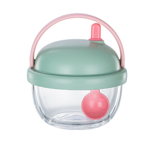 安雅啵啵碗酸奶杯装隔夜燕麦自制外带便携玻璃带勺子高颜值早餐盒