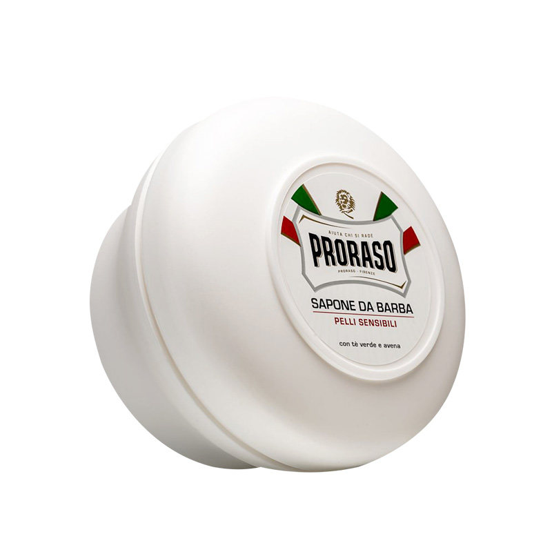 意大利PRORASO博拉索燕麦剃须皂滋润啫喱刮胡泡沫软化刀须膏150ML