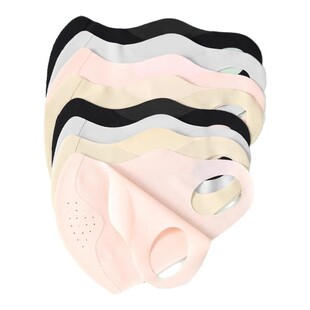 奶油风儿童冰丝防晒口罩防紫外线凉感口罩男女童防晒夏季新款