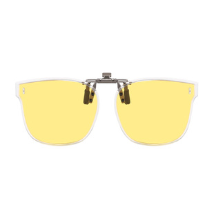 偏光夜视近视眼镜夹片夜晚开车专用男女防远光灯防眩光可上翻镜片