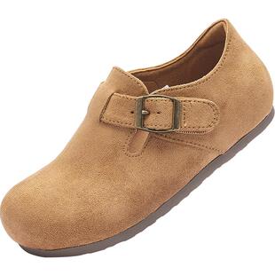 巴拉巴拉童鞋女童勃肯鞋秋冬公主鞋潮流软底鞋子复古时尚