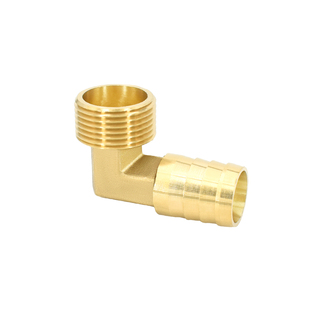 加厚全铜外丝弯头宝塔接头90度外牙直角1/2分3/4分6/8mm皮管接头