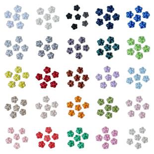 自粘布贴迷你小梅花补丁贴衣服裤子羽绒装饰修补小洞刺绣布艺贴花