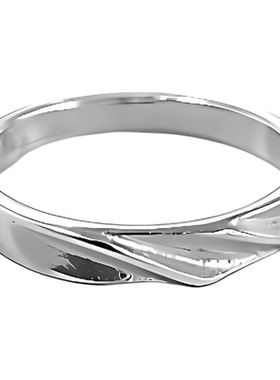 925纯银开口戒指男女个性银指环