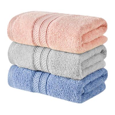 三利纯棉毛巾7A抗菌成人家用吸水