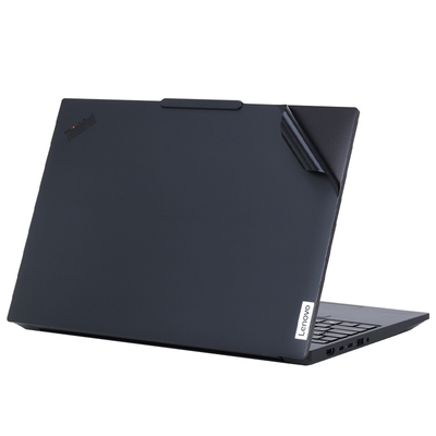 适用联想ThinkPad P16电脑贴纸E16笔记本外壳膜T16纯透明星光磨砂Gen3机身防刮耐磨16英寸原机色黑色保护贴膜