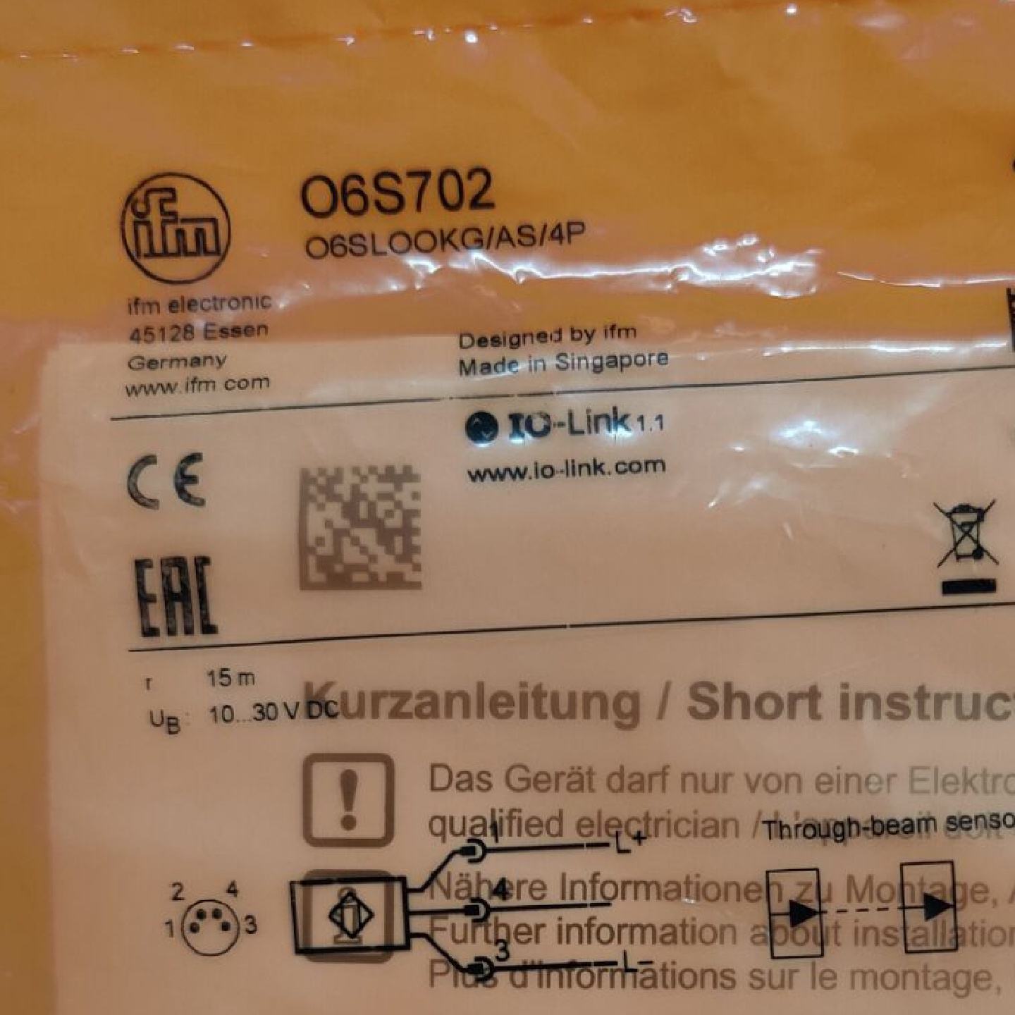 议价【包邮】 IFM O6S202 O6S302 O6S702 O6S200 全新原装正品易 - 实物图