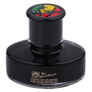 毕加索50ML非碳素墨水钢笔用墨囊小学生三年级速干墨水染料型不堵笔钢笔水教师用无碳素纯黑色蓝黑色蓝色红色