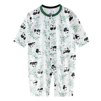 婴儿连体衣空调服夏季薄款纯棉
