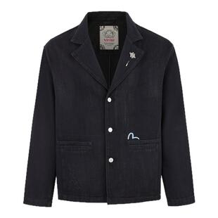 EVISU福神  男士海鸥刺绣外套2ESHTM5BZ1127RXDN