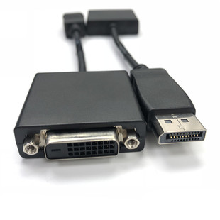 原装显卡配线DP转DVI母高清转 接线连接转换显卡笔记本显示器转换