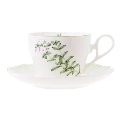 Noritake骨瓷茶杯则武香草糖罐