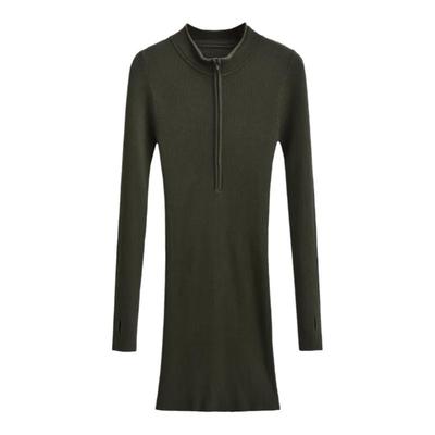 秋冬针织连衣裙包臀显瘦长裙