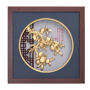 毕业礼物谢师礼感恩学校桃李满天下金箔画纪念摆件男女教师节礼品