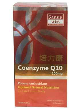 美国辅酶Q10100MG胶囊心脏血管