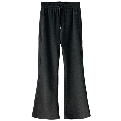 高腰显瘦加厚加绒微喇裤女冬季