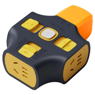 大功率插座延长线防摔拉不脱地拖插排不带线工地拖接线板带锁排插