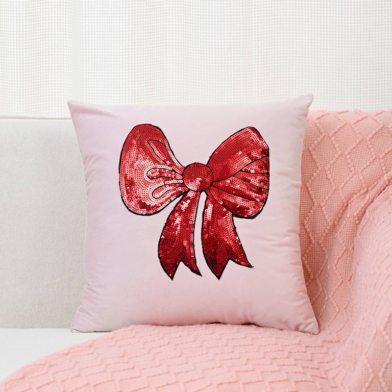 北欧简约家用丝绒亮片抱客厅靠枕窗枕床头装饰靠垫枕沙发卧室飘枕