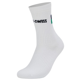 KSWISS盖世威运动袜男 26冬季新款 吸汗百搭毛圈中袜KC7443MFZE01