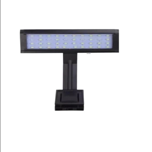 新款鱼缸led全光谱照明水草灯乌龟灯专用观赏氛围灯插电变色夹灯