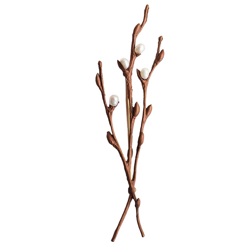 复古设计感轻奢女胸针