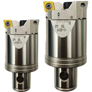 双刃可调粗镗刀 加工中心锯齿加强镗孔刀头 RBH高抗震数控镗刀头