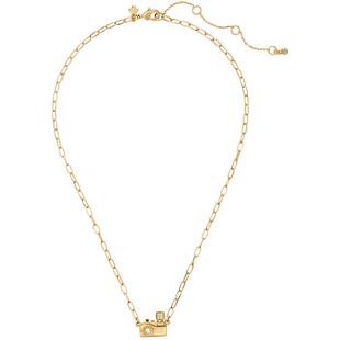 【新年礼物】【礼盒】kate spade ks相机吊坠项链奇趣甜美轻奢