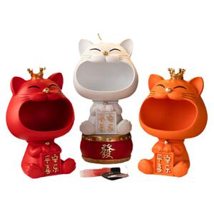 招猫钥匙收纳摆件简约现代