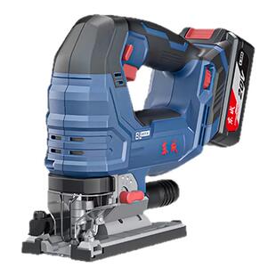 东成锂电曲线锯无刷切木新款DCMQ85E可多角度调节台式木板切割机