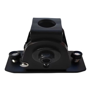 一键放倒车载台天线底座 放倒夹边支架不锈钢平台/横杆扩展槽通用