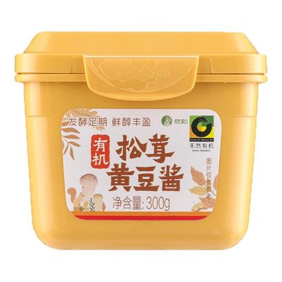 禾然有机松茸黄豆酱300g纯素配方