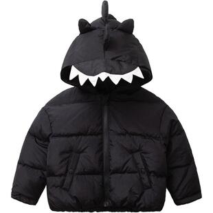 JUZI STORE童装白鸭绒恐龙鳄鱼造型上装羽绒服外套男女童1141402