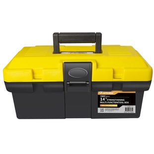 拓伏锐工具箱加厚耐摔收纳箱家用车载多功能维修工具收纳盒14英寸